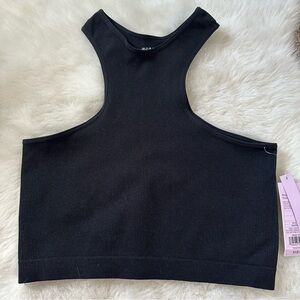 NWT Wild Fable Black High Neck Crop Top